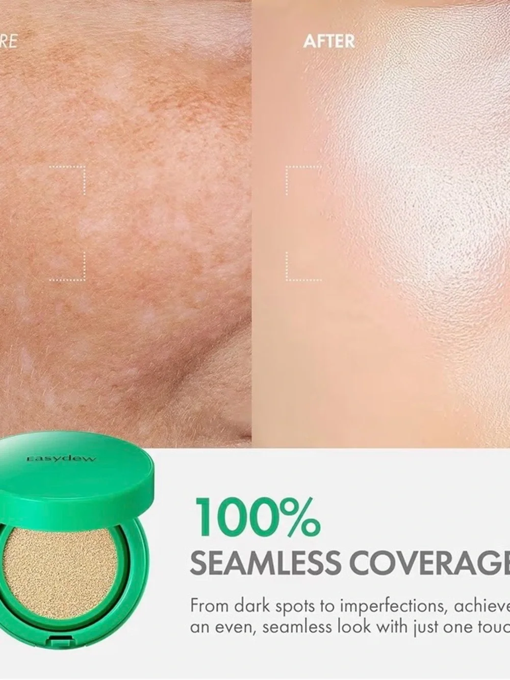 EASYDEW Mela B Toning Ampoule Cushion In 13 Porcelain Exp 08/27